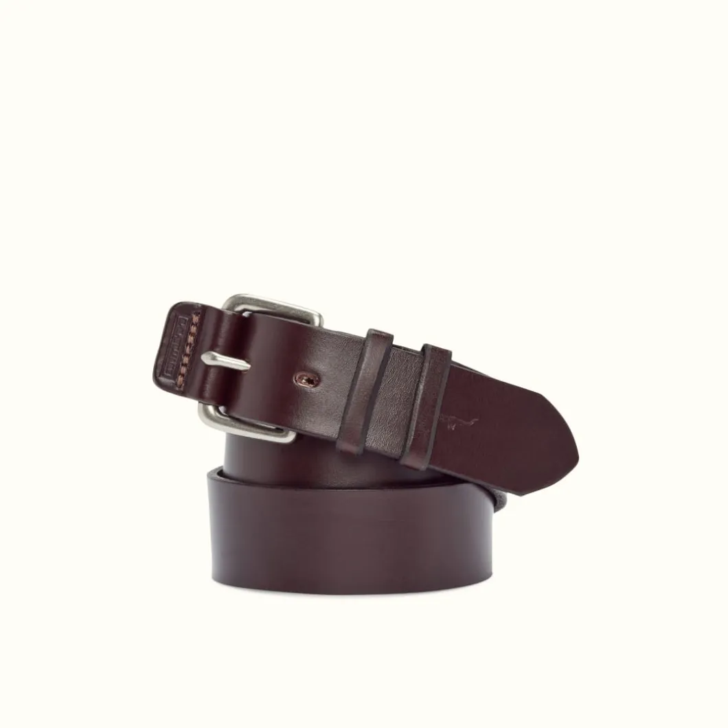 R.M. Williams 1 1/2" Covered Buckle Belt Chestnut Sale