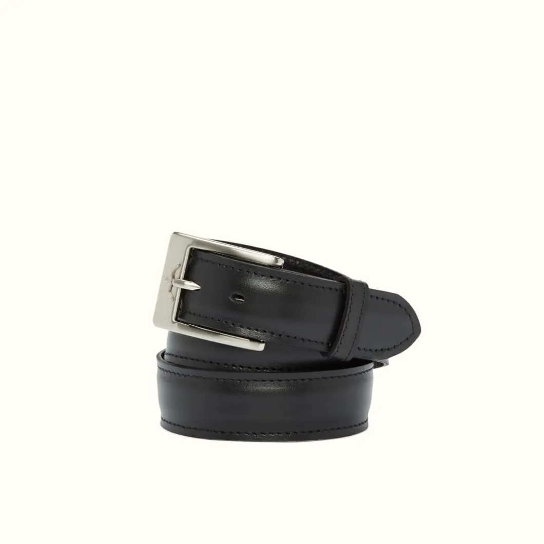 R.M. Williams 1 1/4" Men'S Dress Belt Black Cheap