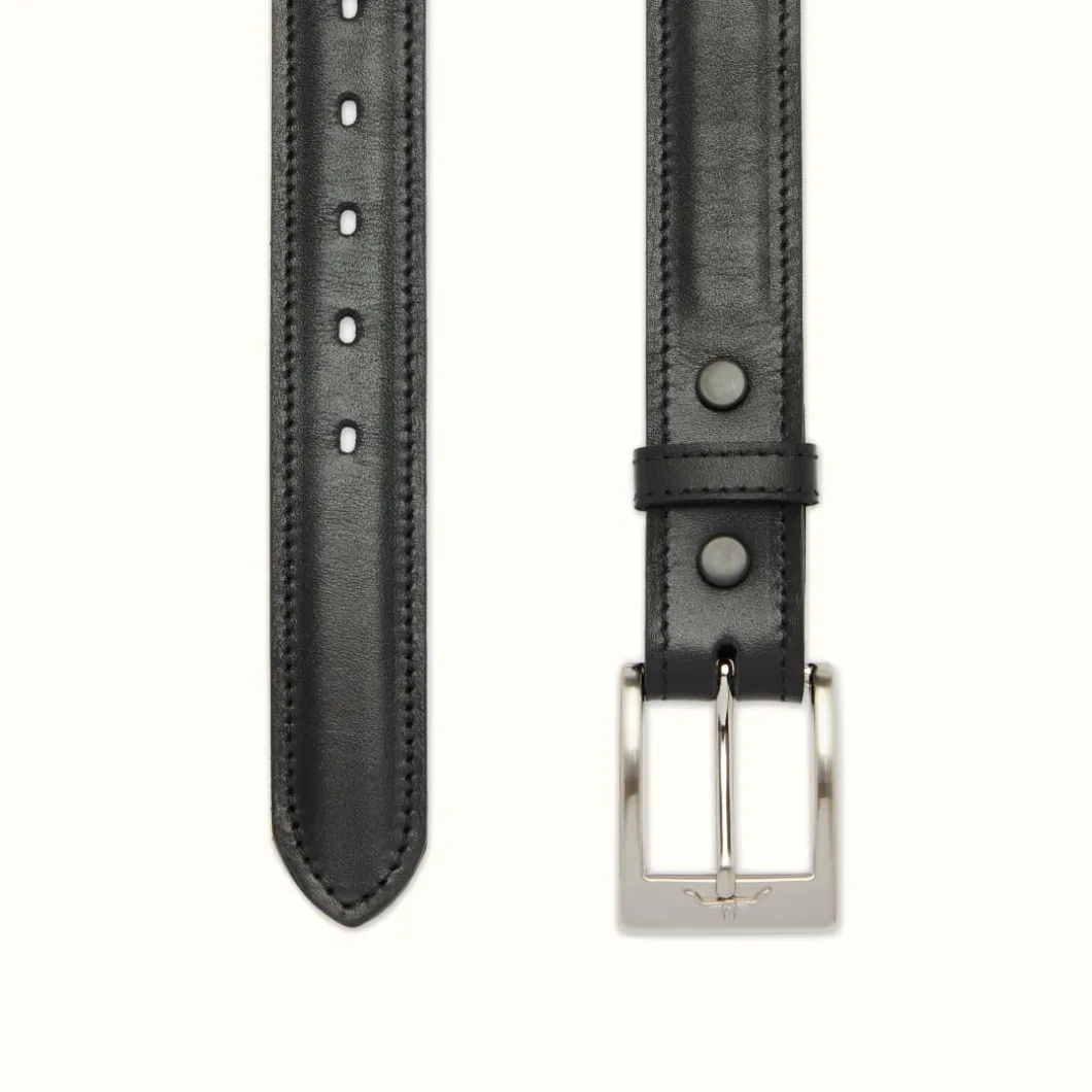 R.M. Williams 1 1/4" Men'S Dress Belt Black Cheap