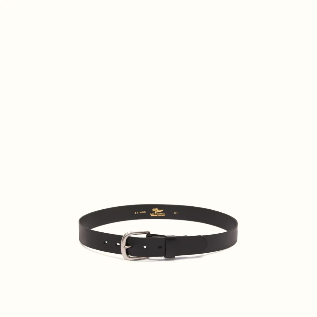 R.M. Williams 1 1/2" Traditional Belt Black Hot