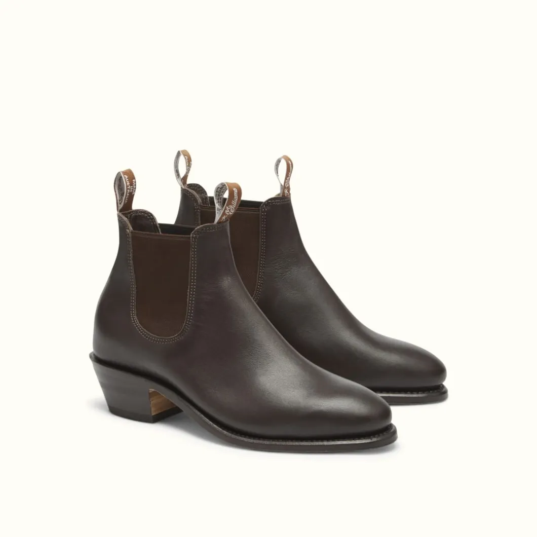 R.M. Williams Adelaide Cuban Heel Boot Chestnut Best Sale