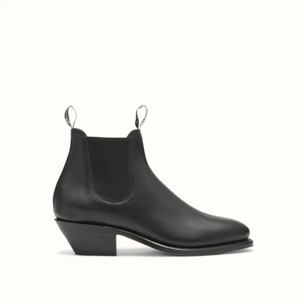 R.M. Williams Adelaide Cuban Heel Boot Black Shop