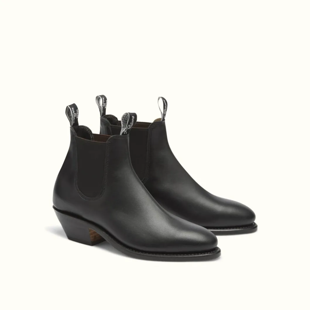 R.M. Williams Adelaide Cuban Heel Boot Black Shop
