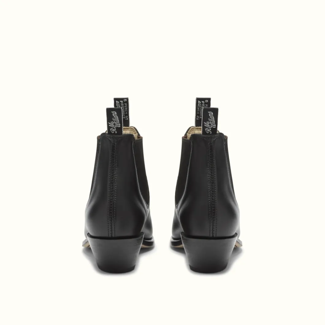 R.M. Williams Adelaide Cuban Heel Boot Black Shop