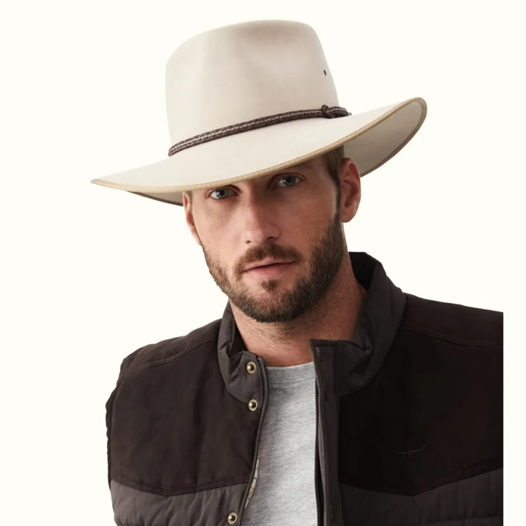 R.M. Williams Akubra cattleman hat Sand New