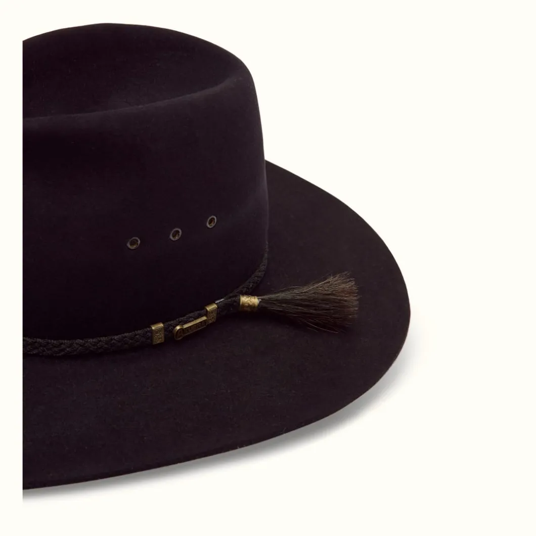 R.M. Williams Akubra Longhorn Hat Black Best Sale