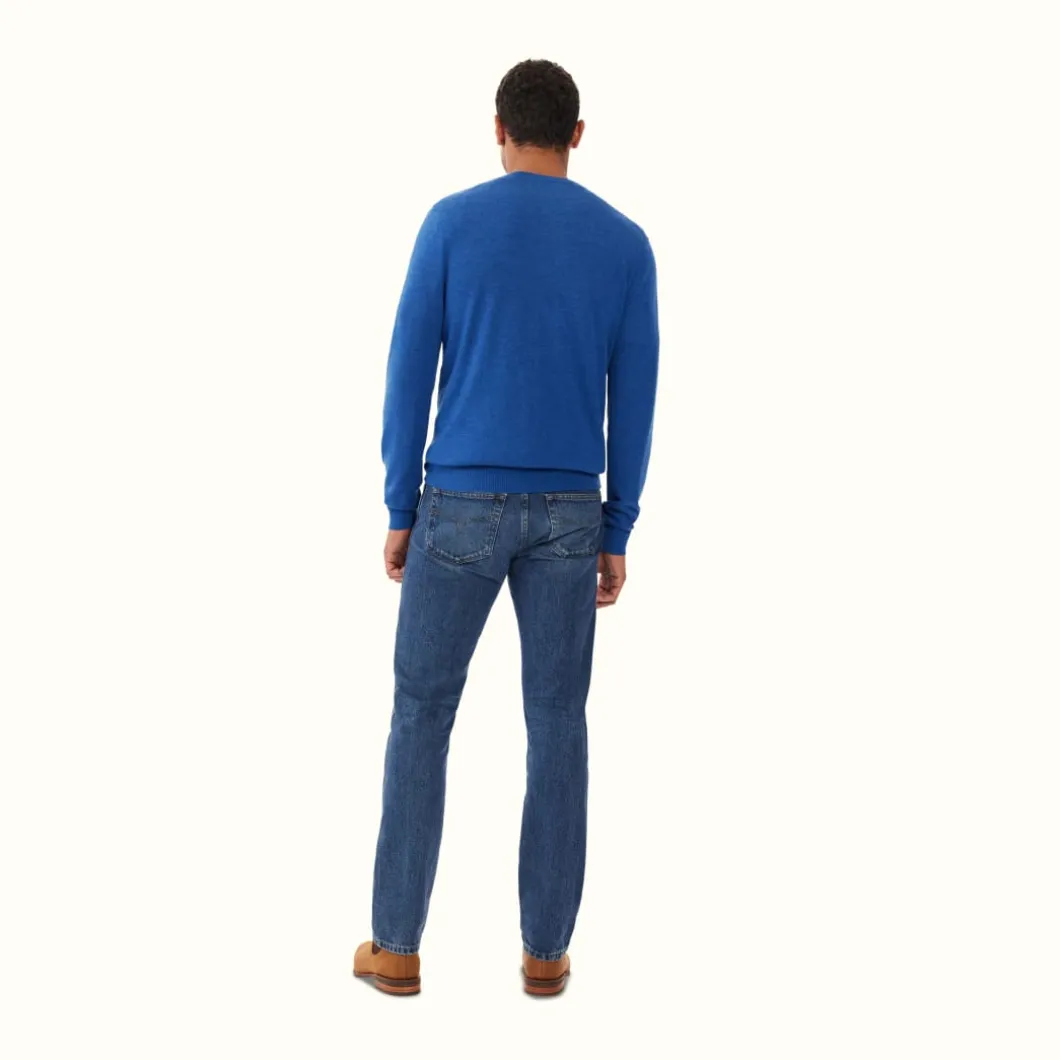 R.M. Williams Bellfield Sweater Bright Blue Shop