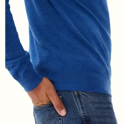 R.M. Williams Bellfield Sweater Bright Blue Shop