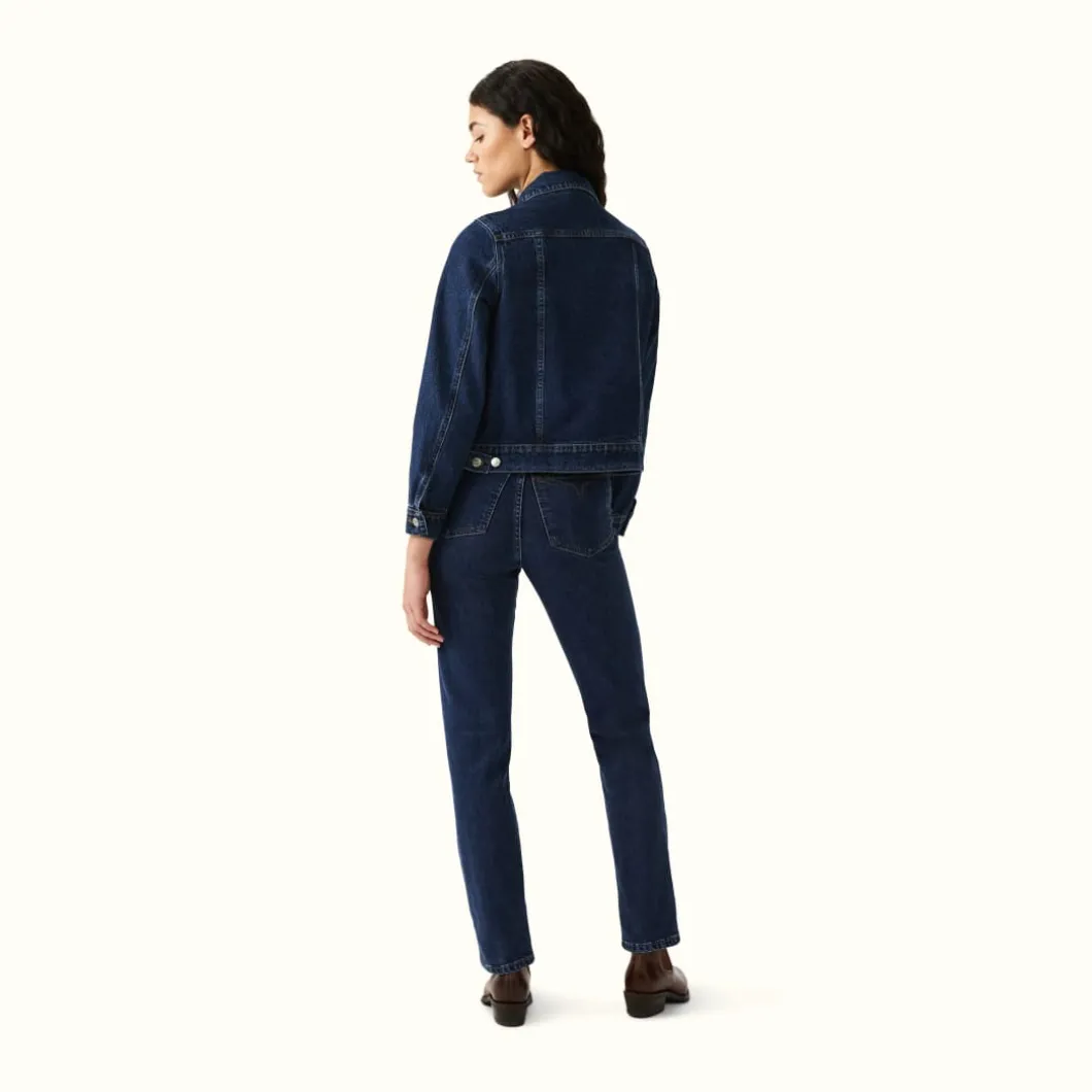 R.M. Williams Berrima Jacket Indigo Rinse Wash Hot