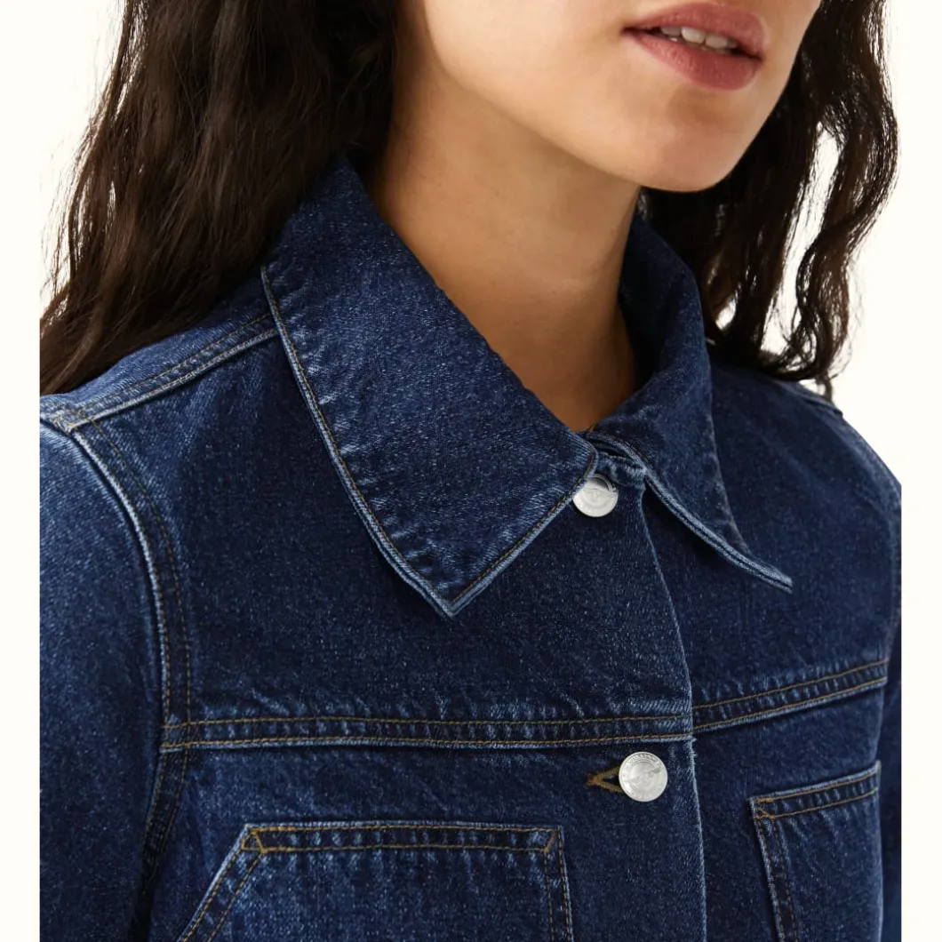 R.M. Williams Berrima Jacket Indigo Rinse Wash Hot