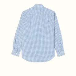 R.M. Williams Bourke Shirt White Blue Online