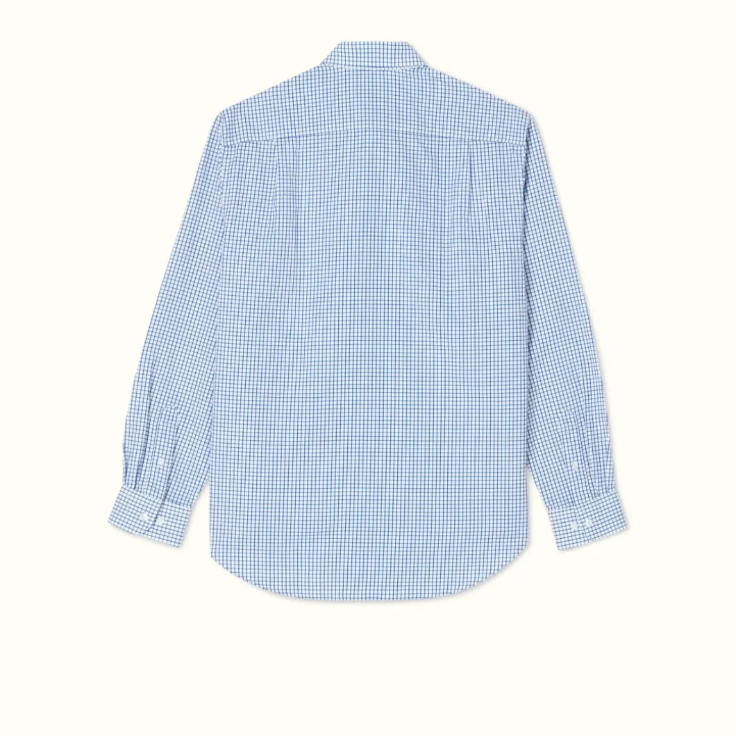 R.M. Williams Bourke Shirt White Blue Online
