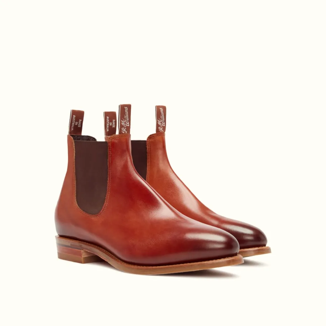 R.M. Williams Burnished Comfort Macquarie Boot Cognac Outlet