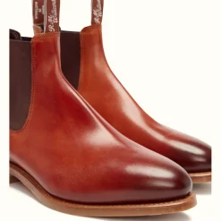 R.M. Williams Burnished Comfort Macquarie Boot Cognac Outlet