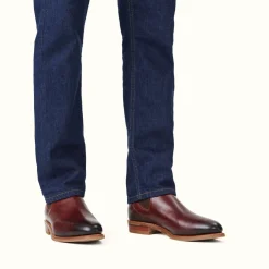 R.M. Williams Burnished Comfort Macquarie Boot Mahogany Flash Sale