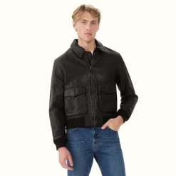 R.M. Williams Byrock Bomber Black Shop
