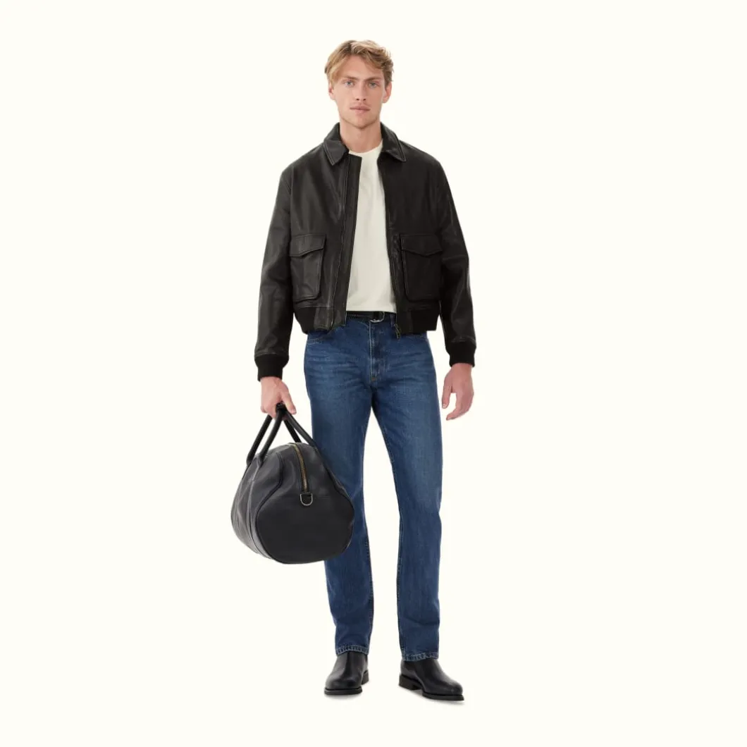 R.M. Williams Byrock Bomber Black Shop
