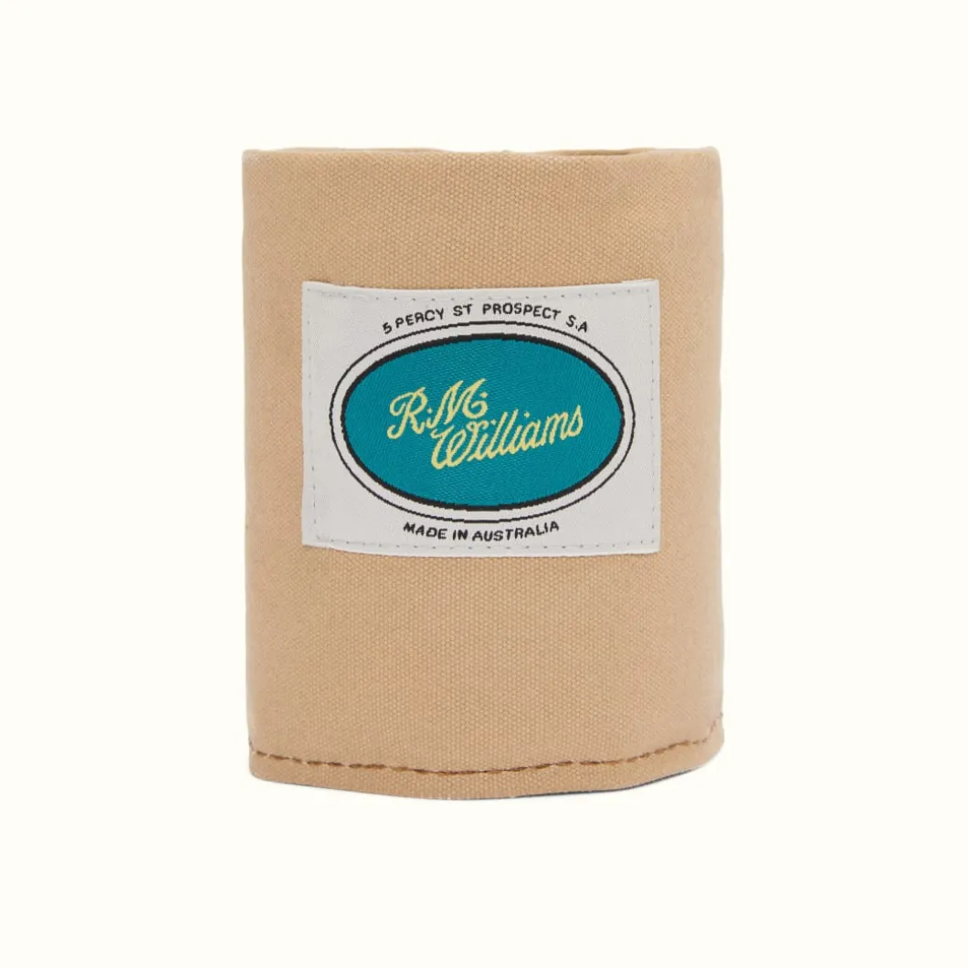R.M. Williams Canvas Stubby Holder Beige Shop