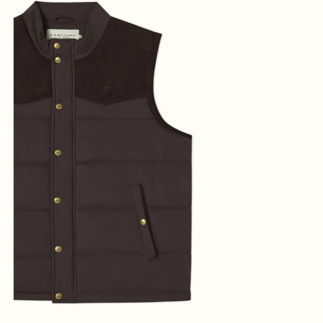 R.M. Williams Carnarvon Vest Chocolate Fashion