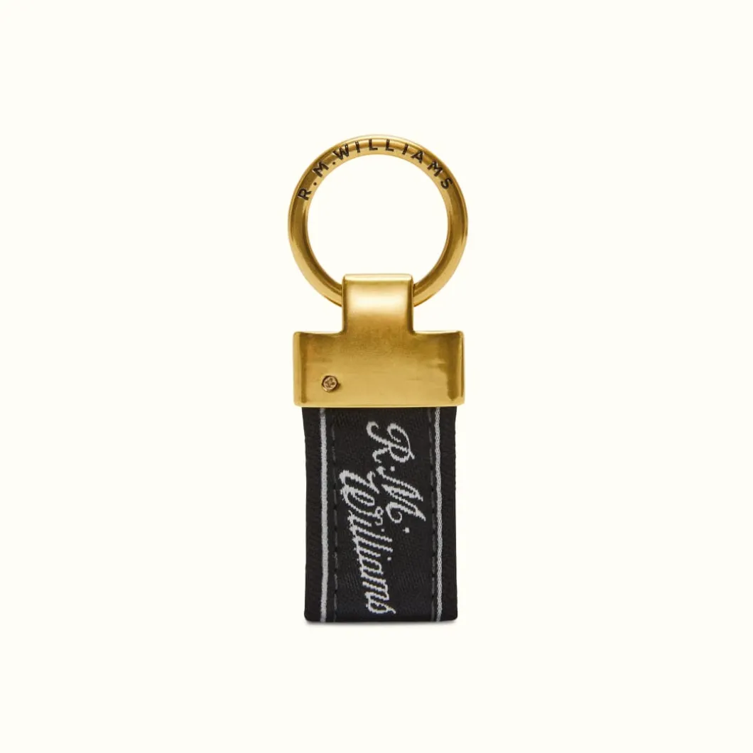 R.M. Williams Clarendon Key Fob Black Outlet