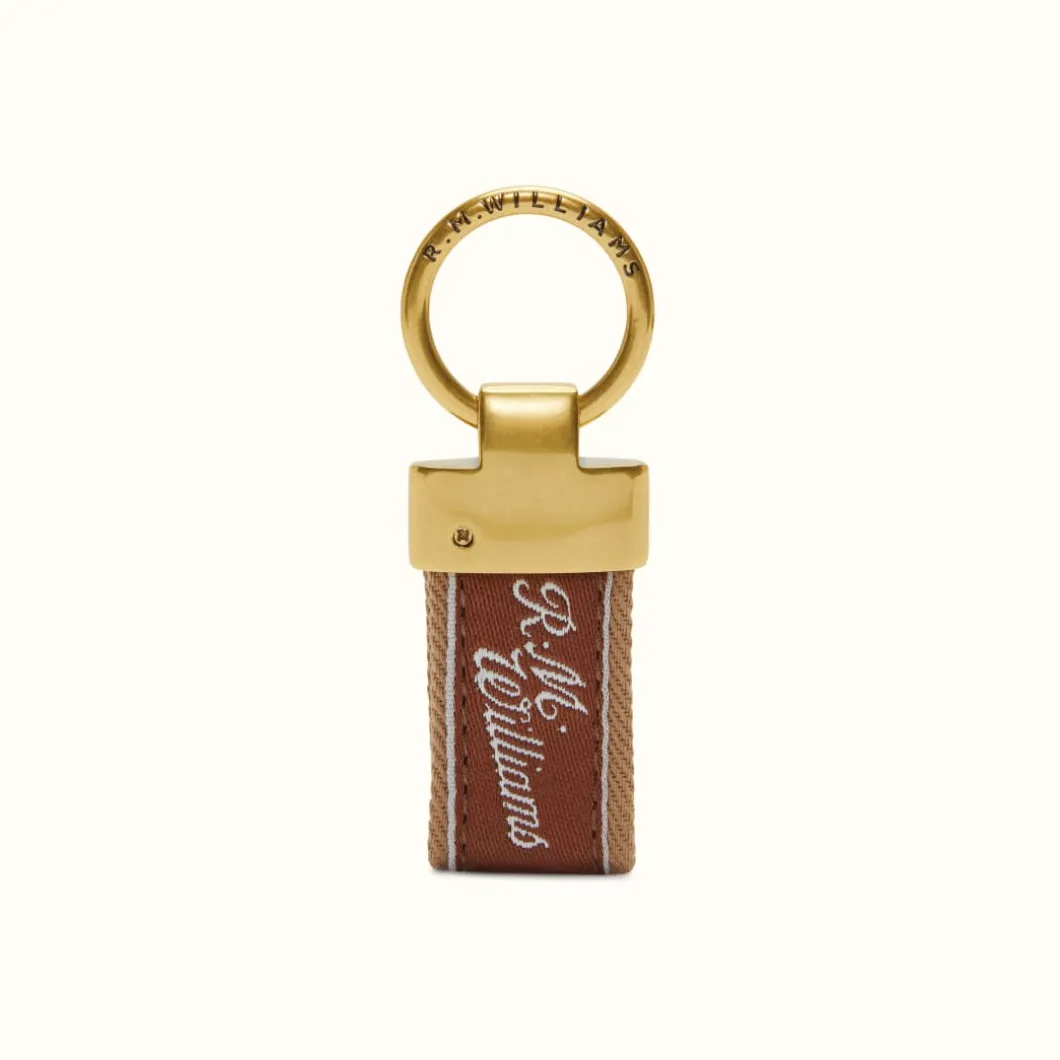 R.M. Williams Clarendon Key Fob Chocolate Shop