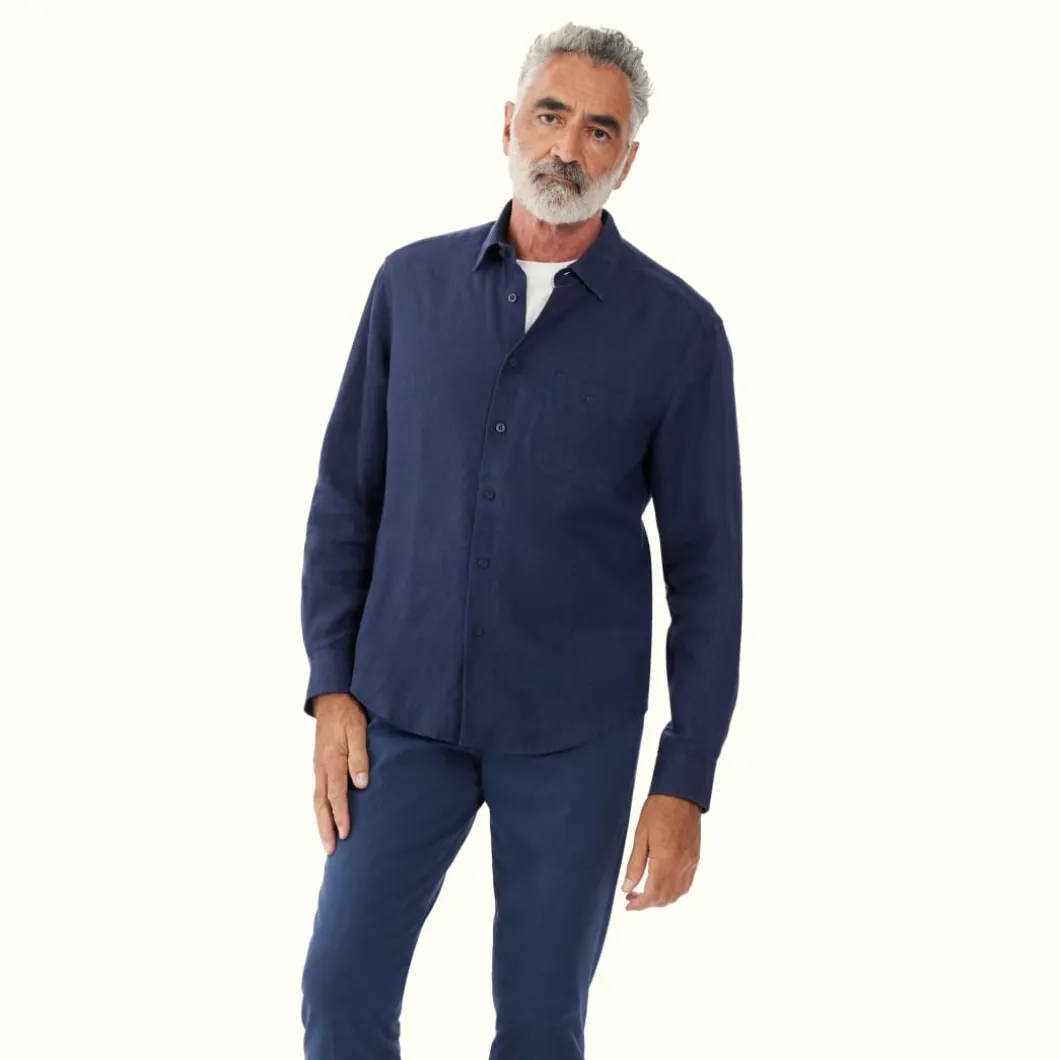 R.M. Williams Coalcliff Shirt Dark Navy Outlet