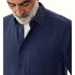 R.M. Williams Coalcliff Shirt Dark Navy Outlet