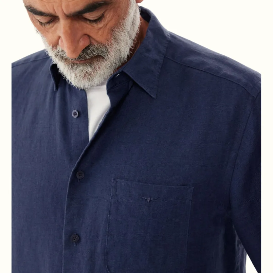 R.M. Williams Coalcliff Shirt Dark Navy Outlet