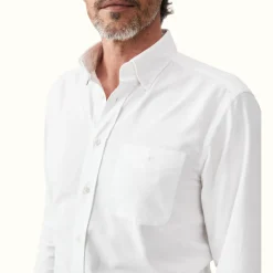 R.M. Williams Collins Button Down Shirt White Best