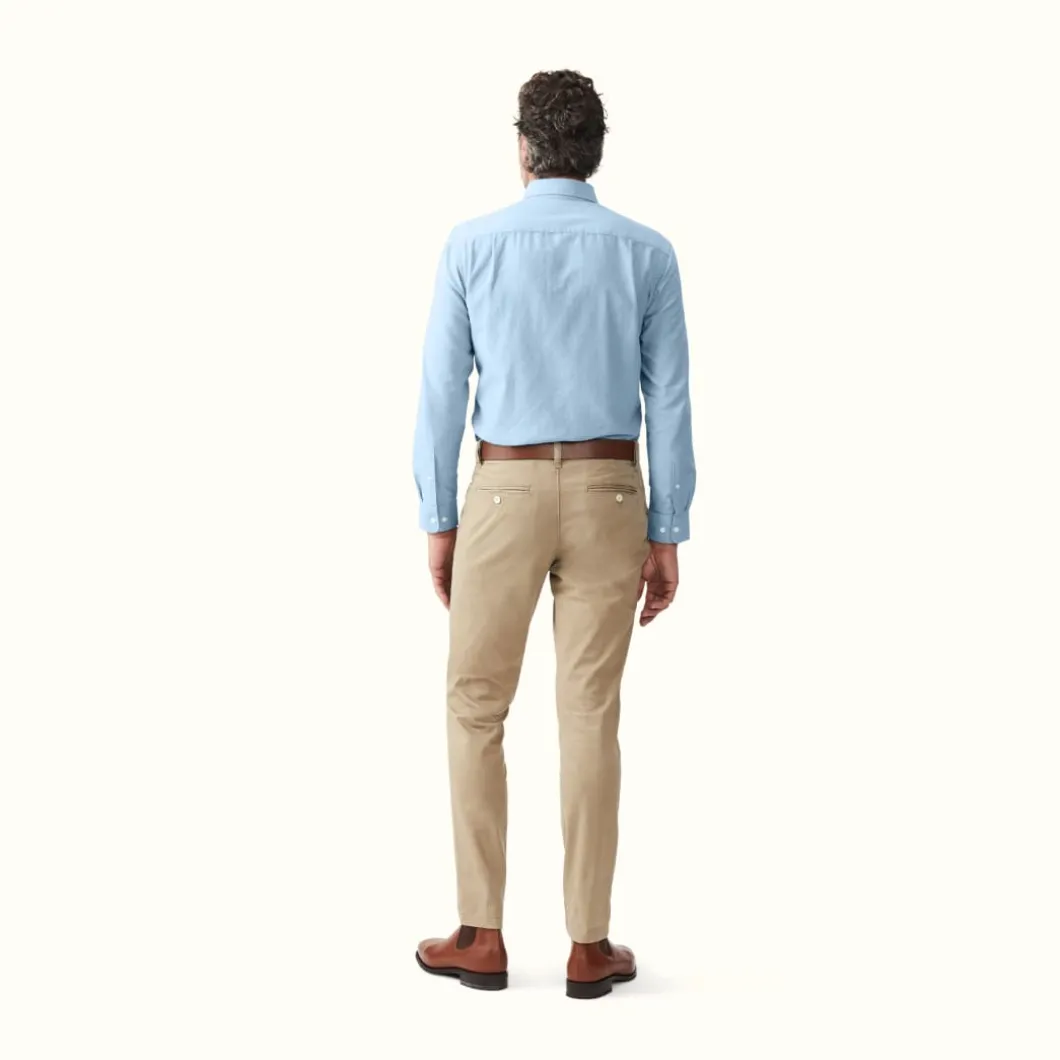R.M. Williams Collins Button Down Shirt Light Blue Flash Sale