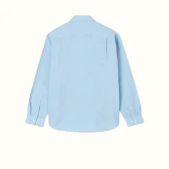 R.M. Williams Collins Button Down Shirt Light Blue Flash Sale