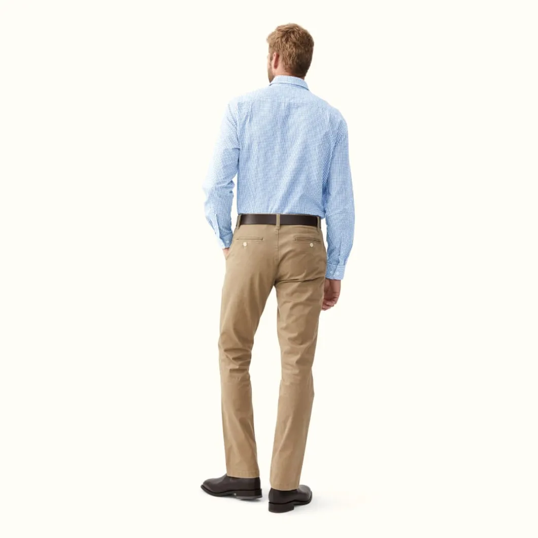 R.M. Williams Collins Shirt White Blue Discount