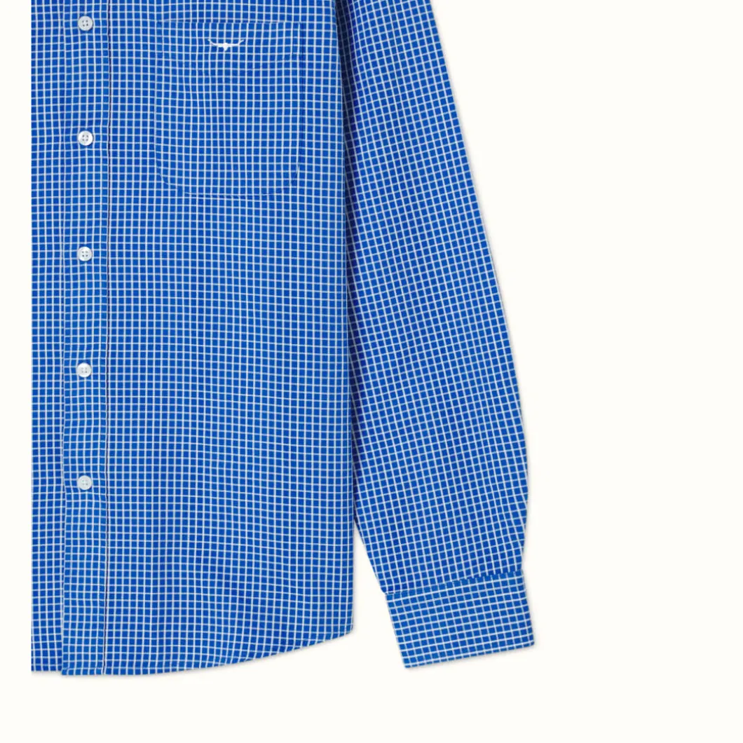R.M. Williams Collins Shirt White Blue Sale
