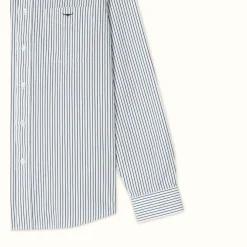 R.M. Williams Collins Shirt White/Navy Discount
