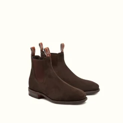 R.M. Williams Comfort Craftsman Suede Boot Chocolate Store
