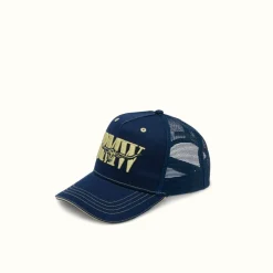 R.M. Williams Cremorne Cap Navy Brindle Best