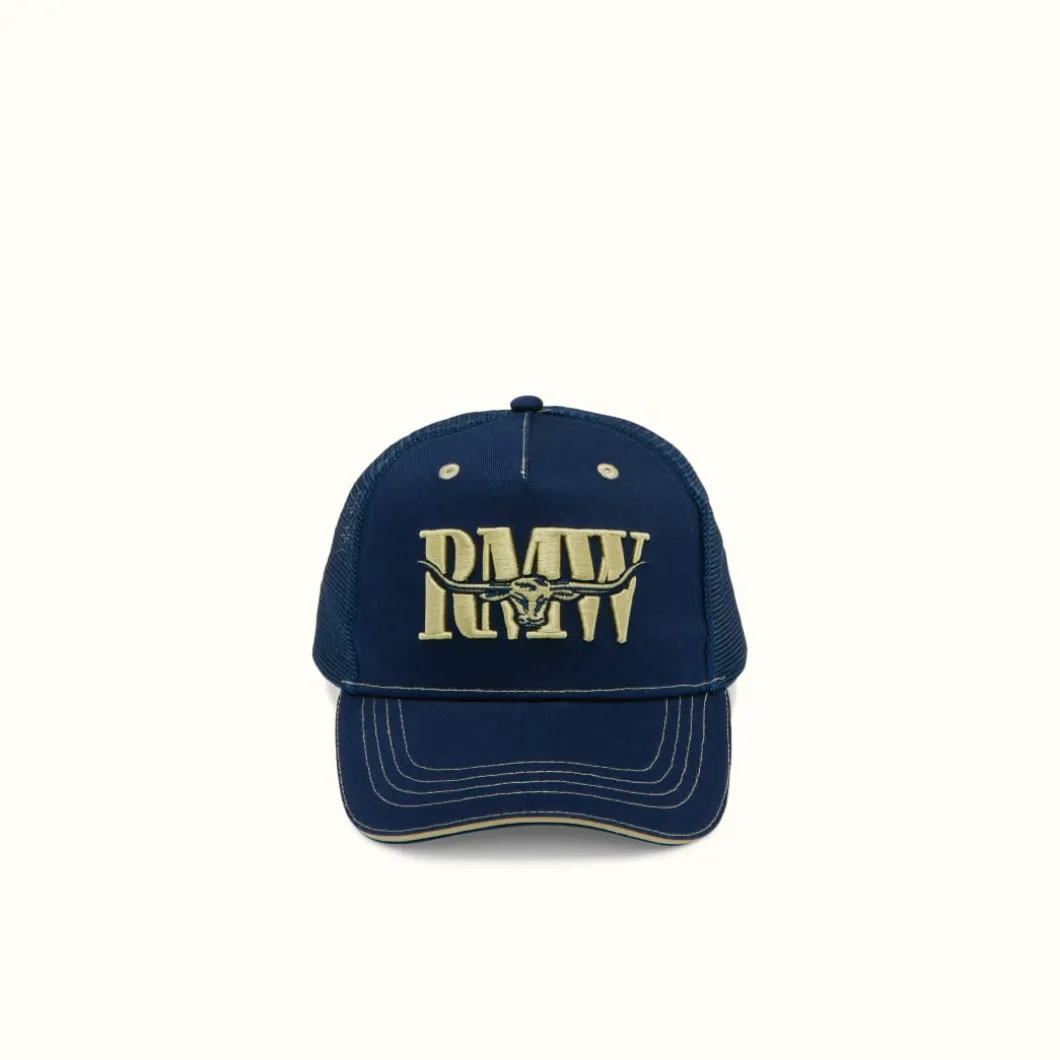 R.M. Williams Cremorne Cap Navy Brindle Best