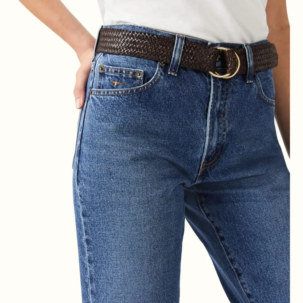 R.M. Williams Darley Jean Indigo Rinse Wash Flash Sale