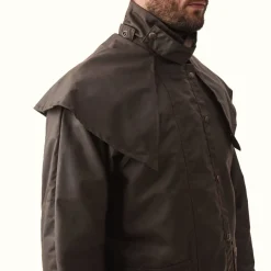 R.M. Williams Droughtbreaker Coat Brown Flash Sale