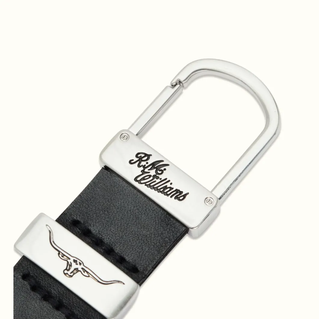 R.M. Williams Drover Key Fob Black Clearance