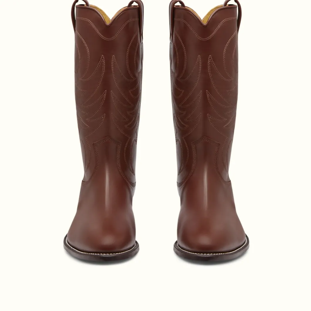 R.M. Williams Executive Top Boot Dark Tan Outlet
