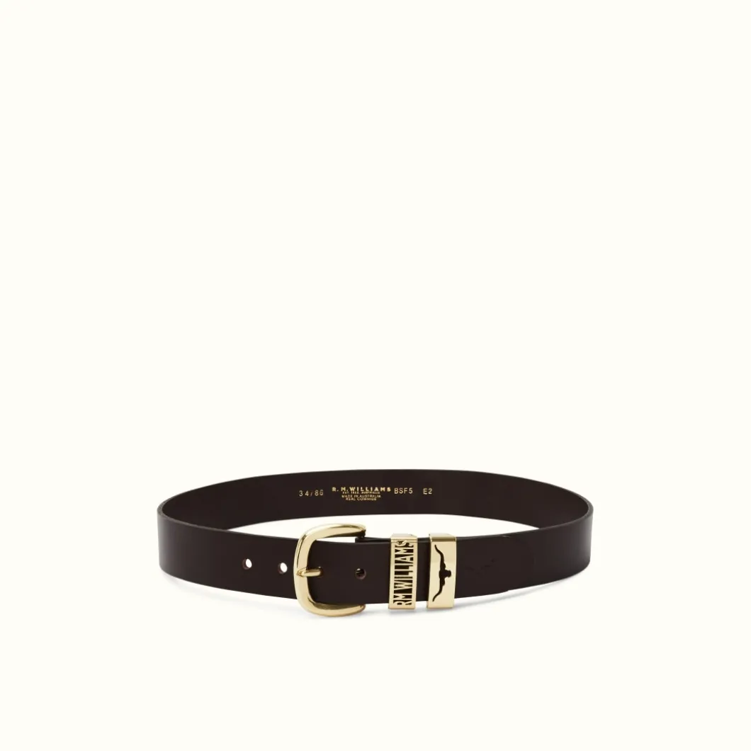 R.M. Williams Falcon Belt Chestnut Cheap