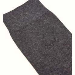 R.M. Williams Fine Gauge Cotton Sock Dark Grey Online