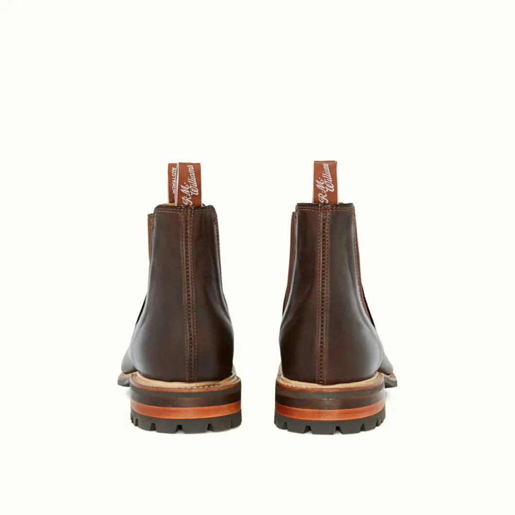 R.M. Williams Gardener Commando Boot Dark Brown Sale