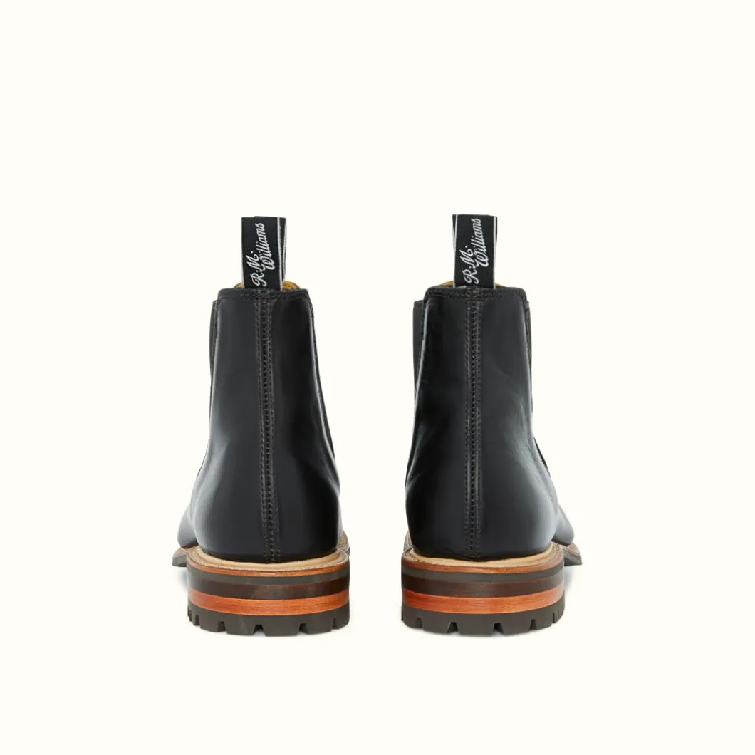 R.M. Williams Gardener Commando Boot Black Cheap