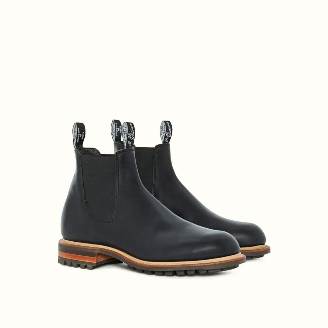 R.M. Williams Gardener Commando Boot Black Cheap