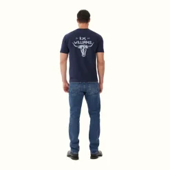 R.M. Williams Gladstone T-Shirt Dark Navy Flash Sale