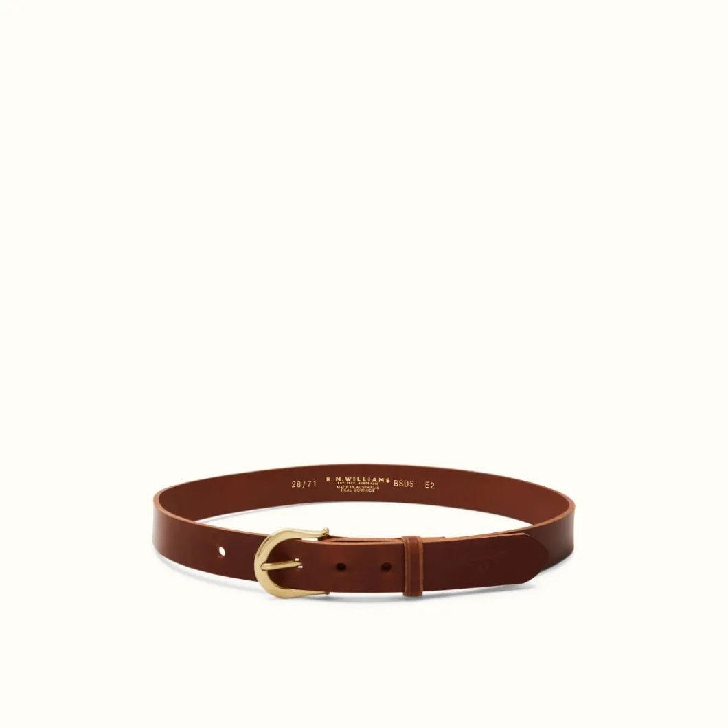 R.M. Williams Highbury Belt Tan Discount