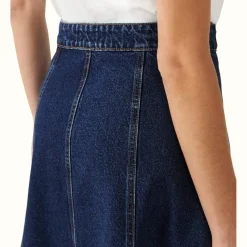 R.M. Williams Hopetoun Skirt Indigo Rinse Wash Sale