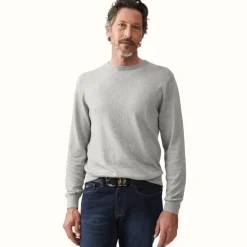 R.M. Williams Howe Sweater Grey Marle Clearance